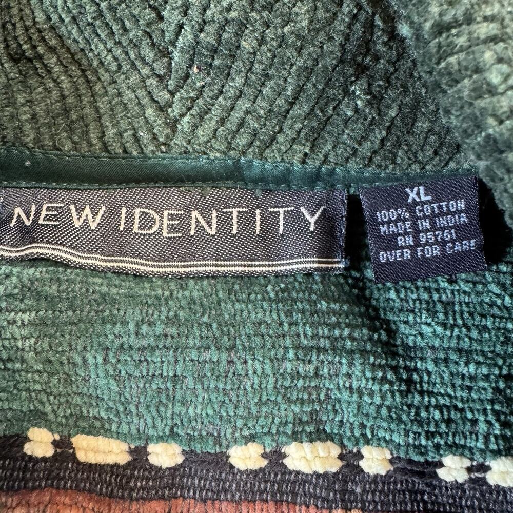Vintage New Identity Jacket Tapestry Blazer Aztec Striped Womens Sz XL - Picture 2 of 5